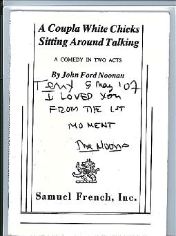 Signed Noonan script